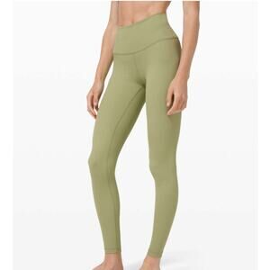 Lululemon Wunder Under High-Rise Tight 28" Size 6 Vista Green Yoga Gym PIlates